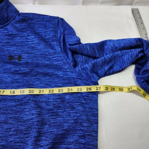 Under Armour Men's Blue Tech 2.0 Half Zip Long Sleeve Pullover Shirt Size 2XL - Picture 5 of 7